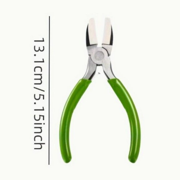 Stainless Non-Slip Nylon Jaw Jewelry Pliers - Heavy-Duty Jewelry-Making - Picture 3 of 4